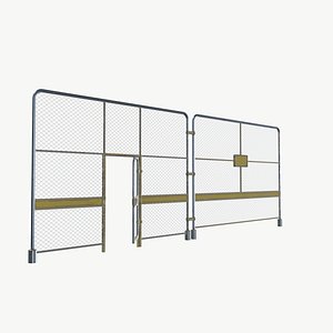 Metal Fence 3D model