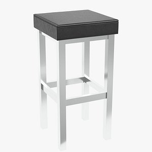 Tall bar stool 3D model