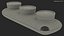Maceta Trio De Gres Sagaform Blanco