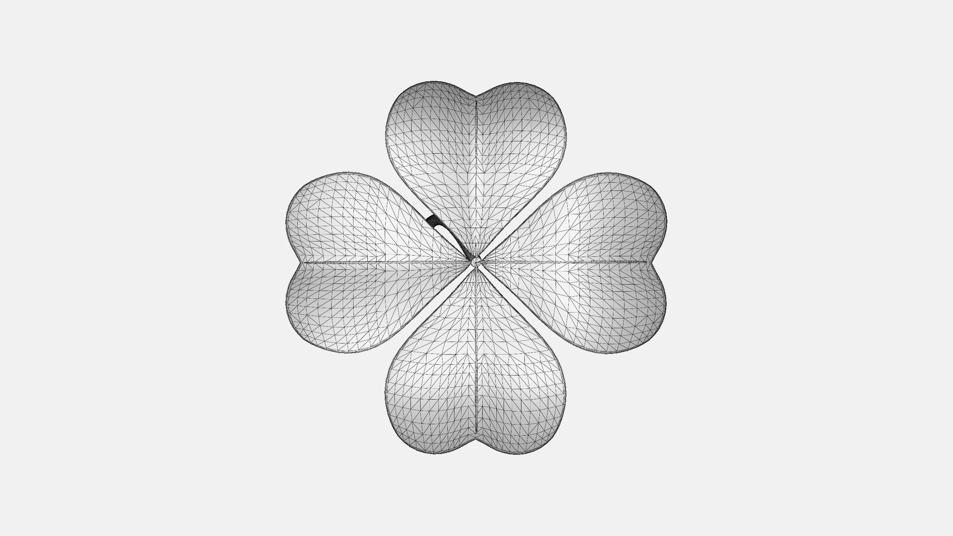 3D Fourleaf Clover TurboSquid 2329426