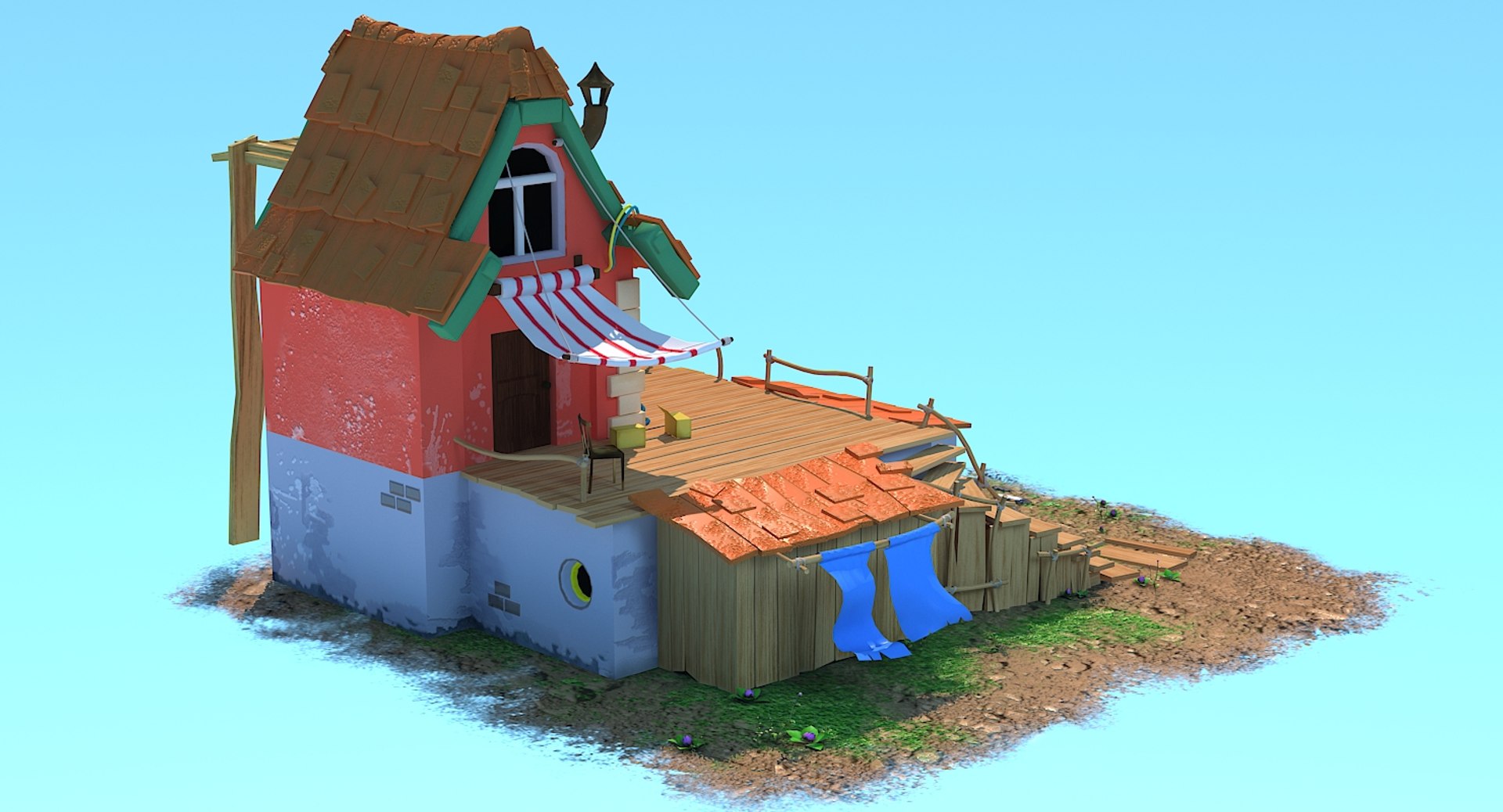 stylized house 3D model https://p.turbosquid.com/ts-thumb/L4/W2N8nG/4ecWg1yS/0004/jpg/1524433835/1920x1080/fit_q87/6aa2b4d19aec823f066b2b2b5d167c8c0e0ac9c9/0004.jpg