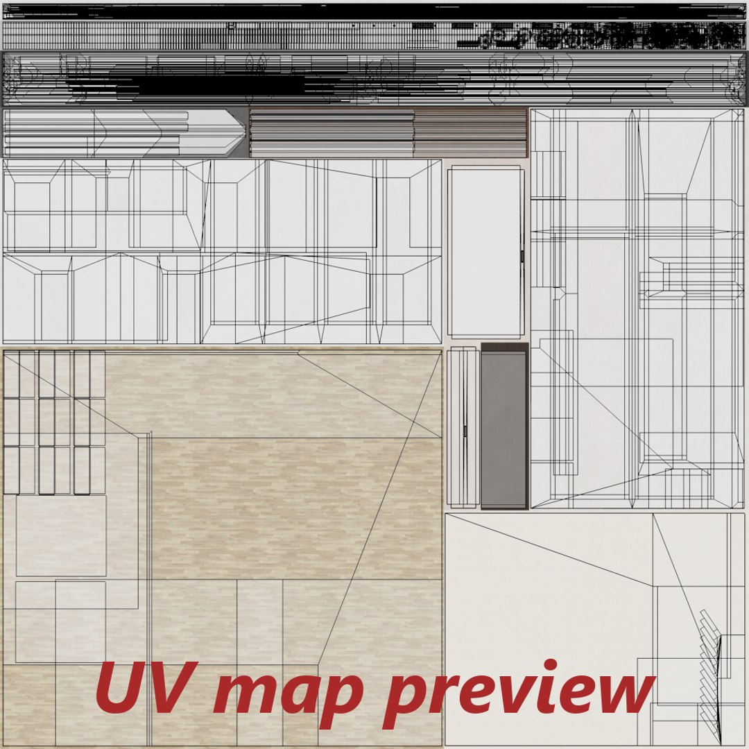 Obj Modern House Interior