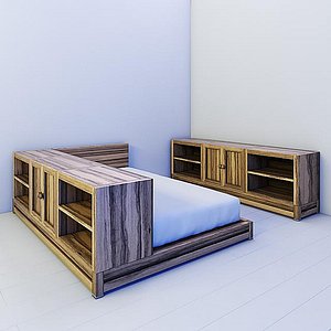 3d model children bed