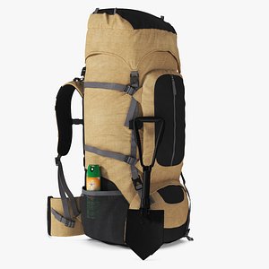Camping Rucksack with Insect Repellent and Shovel