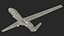 RQ-4D Phoenix Global Hawk Drone Rigged for Maya
