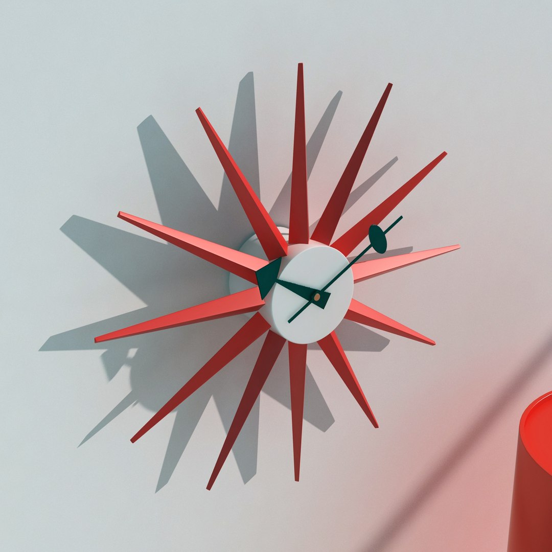 george nelson clocks 3d model