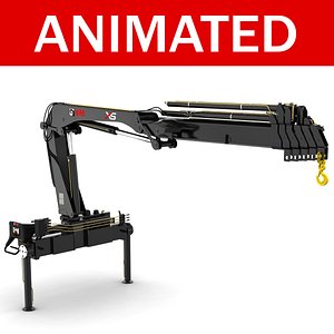 Crane HIAB animated