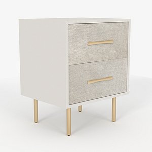 Margot Raffia Nightstand