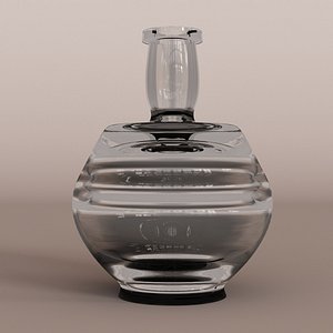3d model glass vase