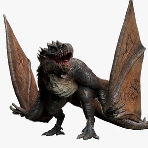 Dinosaur Wyvern Rex Model