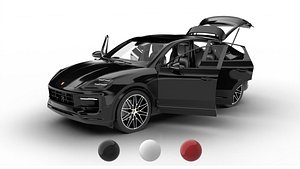 3D Porsche Cayenne Black Edition Coupe 2026 HQ 3d model