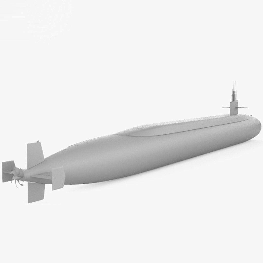 Ohio Class Submarine 3D Model TurboSquid 1430245