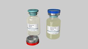 3D vaccine bottle