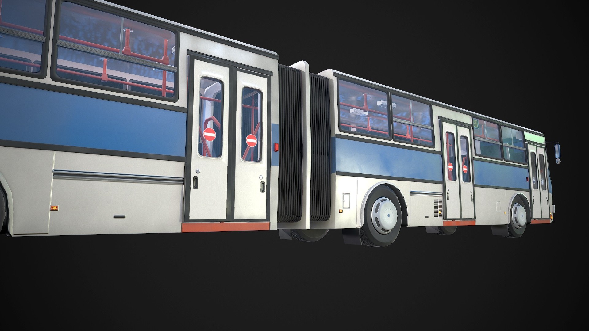 Ikarus 30 Hungarian City Bus 1951 3D model - TurboSquid 1904436