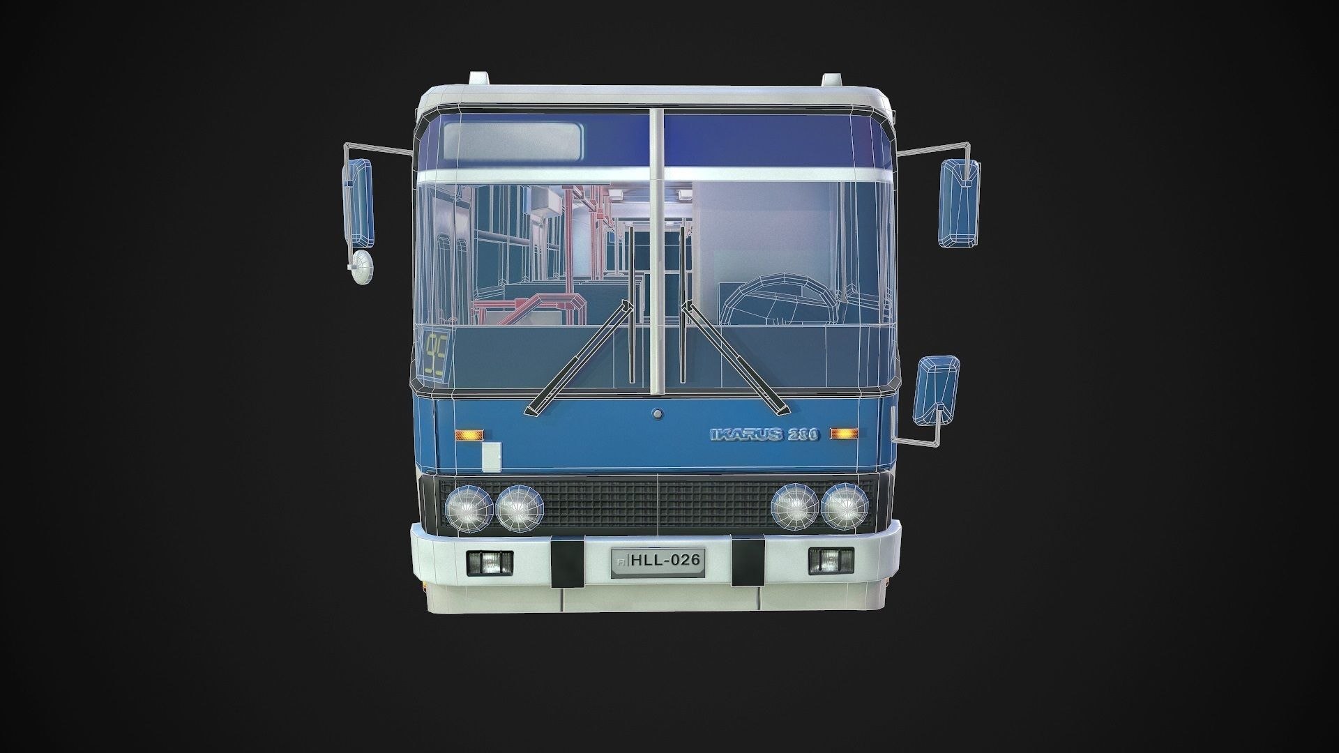 Ikarus 30 Hungarian City Bus 1951 3D model - TurboSquid 1904436