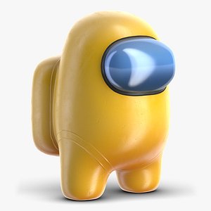 Among Us Yellow Guy Character