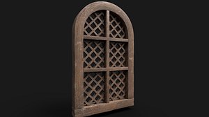 Window Medieval M5 3D model