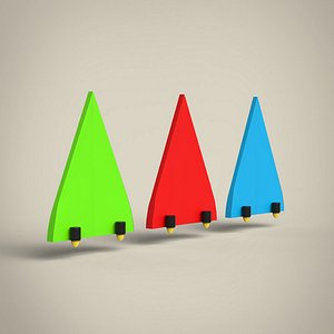 Cartoon plane 3D model