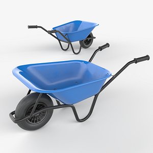 Blue  Wheelbarrow