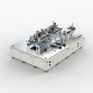 Automatic Lithium Battery Cell Processing Production Line 3D model