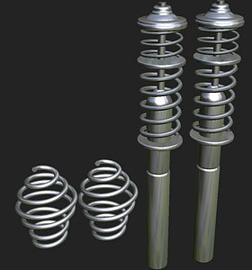 3d model of suspension