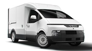 3D model Iveco eMoovy Chassis Cab 2024
