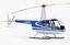 3d helicopter robinson r44 raven