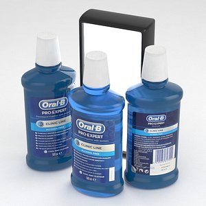 Oral-B Pro Expert Clinic Line Mouthwash Bottle 500ml