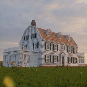 realistic house 3D model