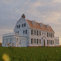 Horror Amityville House PBR realistic game ready