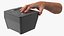 Fingerprints Scanner with Rigged Hand Collection for Maya
