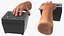 Fingerprints Scanner with Rigged Hand Collection for Maya