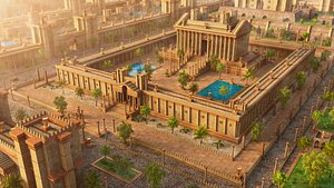 3D The Temple of Bel Palmyra environment model