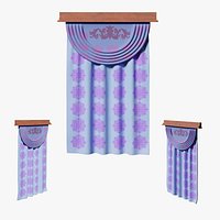 Deco Curtains Baroque Series DoubleFlower LT2 - G2 N2
