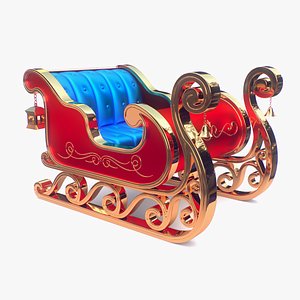 Christmas Sleigh 3D model