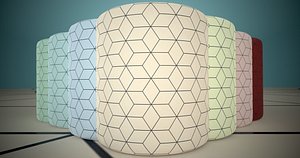 Geometric Wallpaper 1 3D model