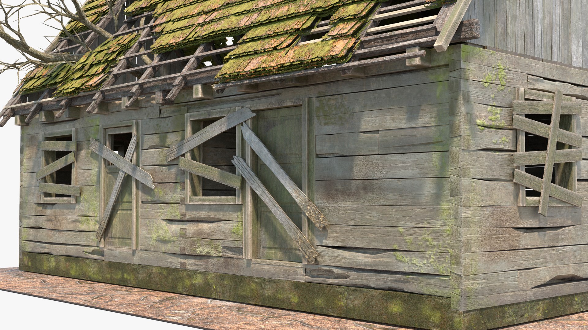 3D Aged Abandoned Boarded Up Hut model https://p.turbosquid.com/ts-thumb/L5/zDxc2M/ND/aged_abandoned_boarded_up_hut_009/jpg/1746065188/1920x1080/fit_q87/66a42e5961632ff0af0321de75186b3e137adc5d/aged_abandoned_boarded_up_hut_009.jpg