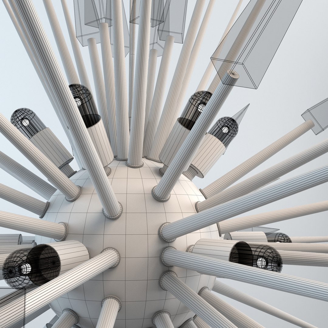 3D Luxxu Explosion Chandelier - TurboSquid 1288294