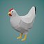 Stylized lowpoly CHICKEN