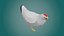 Stylized lowpoly CHICKEN