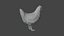 Stylized lowpoly CHICKEN