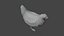 Stylized lowpoly CHICKEN