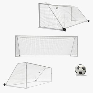 3D model Animated Soccer Balls Collection