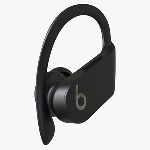 3D model powerbeats pro earphone
