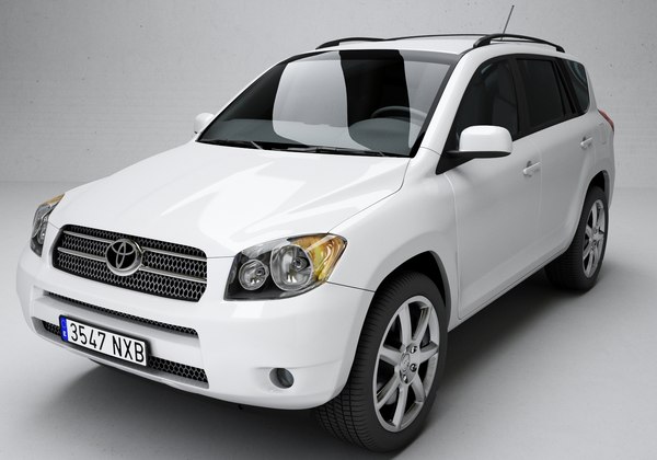 3D toyota rav4 model