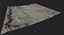 Modelo 3D Low-poly da paisagem do deserto