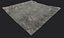 Modelo 3D Low-poly da paisagem do deserto