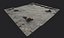 Modelo 3D Low-poly da paisagem do deserto