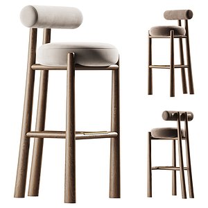 3D Petra Bar Chair model