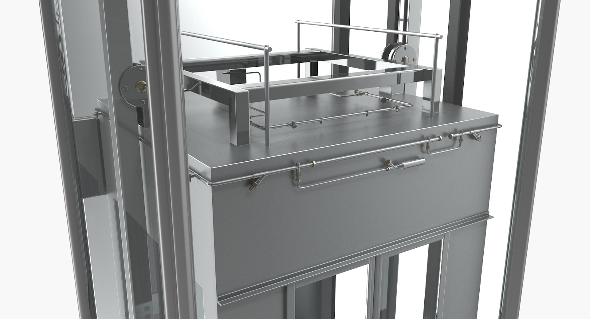 3D Lifts Door Pulleys TurboSquid 1368317